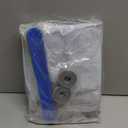 GONGKANGYUAN Christmas Wrapping Paper Storage Bag  Clear 31.517.35.5 in Organizer Fits 30 Rolls, Includes 30 Color Wrapping Paper Roll Holder + 2 Compression Straps, Under Bed Poster Holder