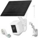 6W Solar Panel with Camera Mount for Ring Spotlight Cam Plus/Pro (Battery), Ring Stick Up Cam & Outdoor Cam Plus (Battery), 2-in-1 Solar Charger Wall Mount for Outdoor Security Cameras
