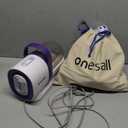 oneisall Dog Grooming Vacuum, Pet Grooming Vacuum with Clipper Nail Grinder, 1.5L Dust Cup Dog deshedding Vacuum Brush with 7 Pet Grooming Tools for Shedding Pet Hair, Home Cleaning(Purple)