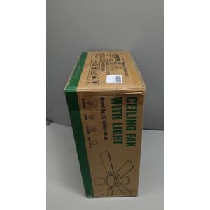 Ceiling Fans with Lights, 52 Inch Black Modern Ceiling Fan with Light and Remote Control, DC Reversible Motor, Noiseless, Dual Fan Blades, 6CCT, Fans for Bedroom, Living Room, Indoor and Outdoor Use