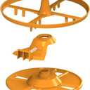 Baby Brezza Formula Pro Advanced Replacement Stirring Wheel, Locking Cover, and Measuring Wheel Set aka Orange Parts