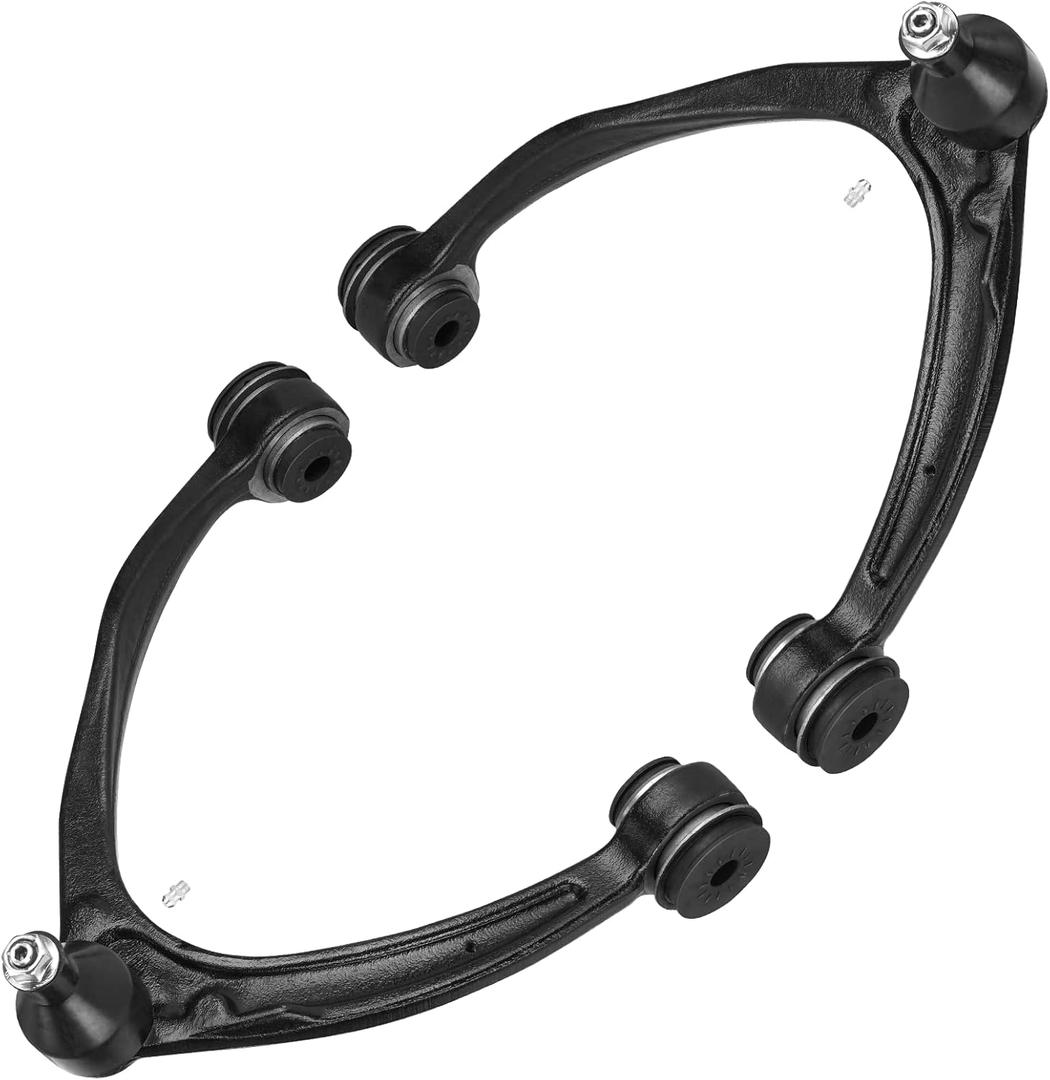 Front Upper Control Arms(Forged Steel) Suspension Kit Fit for 2007-2014 GMC Sierra Chevrolet Silverado Suburban Avalanche Tahoe Escalade Yukon with Ball Joint K80669 K80670-2pcs
