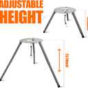 TR-1518 Satellite Tripod Mount,Compatible with Carryout(GM-1518, GM-1599, GM-MP1), Pathway and Playmaker RV Satellite Antennas,and Adjustable Height (14.5 inches-22 inches).