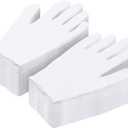 Cotton Gloves for Dry Hands, Paxcoo 20 Pairs Large White Cotton Gloves for Cosmetic Moisturizing and Inspection