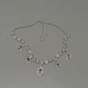 Missgrace Vintage Dainty Shining Women Bridal Rhinestone Gold Silver Waterdrop Chunky Head Chain Headband Boho Crystal Teardrop Headpiece Hair Jewelry Wedding Prom Party Halloween Festival Hair Accessories for Women Girls