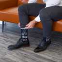For Bare Feet Best Team Ever Crew Sock NCAA (One Size)
