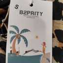 B2prity Tankini Swimsuits for Women, Tummy Control Flowy Mesh Tops, High Waisted Bottoms, Coquette 2 Piece Bathing Suits, Small