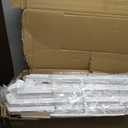 Timy House Shape Twin Size Montessori House Bed for Kids Metal Floor Bed with Pegboard Caddy and Slats White