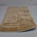 Arotive Memory Foam Bathroom Rug Mat 24x16, Ultra Soft and Absorbent Bath Mat, Machine Wash Dry, Comfortable Bath Rug Carpet for Bathroom Floor, Tub and Shower, Beige