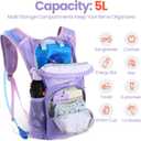 Shinylin Kids Hydration Backpack with 1.5L Water Bladder Hiking Backpack Lightweight for Boys or Girls Children Biking Climbing Running Cycling