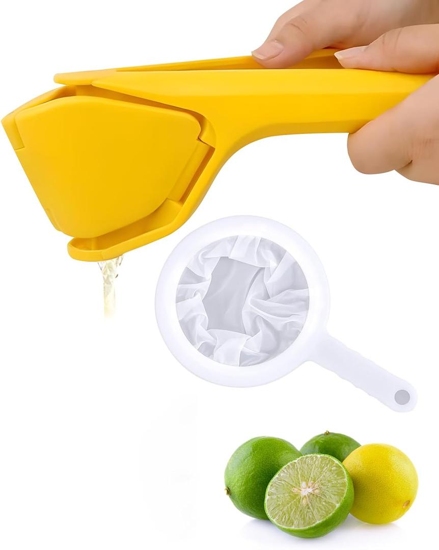 Handheld Lemon Squeezer, Effortless Exprimidor Limones Manual, Limes & Oranges with Folding Design, Compact Storage Space Saver