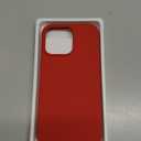 GONEZ for iPhone 15 Pro Max Case Silicone, Compatible with Magsafe, Camera Protector + Screen Protector, Soft Anti-Scratch Microfiber Lining, Liquid Silicone Shockproof Phone Cover, Red