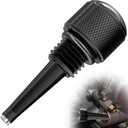 55201 Magnetic Oil Dipstick for Inverter Generators, Compatible with Predator/Wen/Yamaha, Aluminum Generator Magnetic Oil Dipsticks with O Ring, Oil Dipstick Replacement (Black)