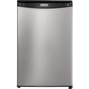 Danby DAR044A4BSLDD-6 4.4 Cu.Ft. Mini Fridge, Compact All Refrigerator for Bedroom, Living Room, Bar, Dorm, Kitchen-in Stainless Steel Look, Stainless