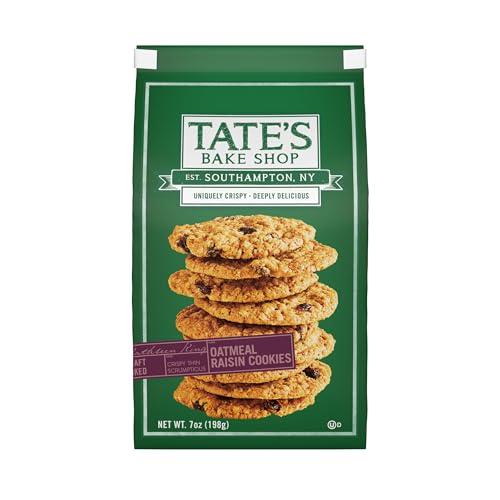 TATES BAKE SHOP Oatmeal Raisin Cookies, 7 OZ, BBD 10-APR-26