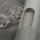 Fabric Shaver, Lint Remover Rechargeable, Electric Portable Sweater Defuzzer with 3 Speeds, 6 Leaf Blades, Digital LED Display to Remove Pilling for Clothes, Furniture, Sweater, Couch, Blanket (White)