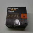 Moscow-Mix Moscow Mule Mugs - Set of 4-100% Pure Copper Mugs Large 16 oz - Food Safe - Premium Moscow Mule Cups Set of 4 - Solid Copper Cups Perfect Premium Gift