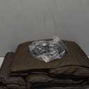 Abrotain Fence Privacy Screen Balcony Sun Shade Cloth 3'3"x9'9" 80% Shade Fabric Outdoor Patio Screens Mesh Panels Apartments Railing Cover UV Protection for Backyard Garden Porch Deck (Coffee)