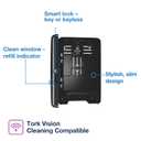 Tork Xpress Multifold Hand Towel Dispenser Black H2, One-at-a-Time Dispensing, Elevation Range, 553028