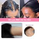 26 inch 13x6 Body Wave Human Hair Wigs Natural Black 180% Density Glueless Wigs HD Transparent Lace Frontal Human Wigs for Women