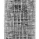 BROOKSTONE - Metallic Toilet Brush with Holder, Long Handle for Deep Bowl Cleaning, [Splash Protective Disc], Stylish Modern Space Saving Design, Leakproof Inner Container