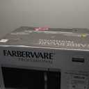 Farberware 1.2 Cu. Ft. Countertop Microwave Oven – 1000 Watts Power, Smart Sensor Auto Cook Settings, Defrost, Easy Clean and Child Safety Lock - Stainless