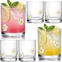 Mixing Glass Cocktail 4Pcs Set Daisy