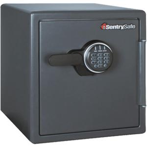 SentrySafe Black Fireproof Safe with Digital Push Button Keypad, Home Safe For Money, Documents, and other Valuables, 1.23 Cubic Feet, SF123ES