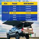 C16-21702 15inch 40Lbs/176N Gas Struts Prop Shock, GSNI-5150-40 Lift-Support Gas Springs for Camper Shell Truck Topper are Leer Snugtop Rear Window Leer Capper Door Toolbox Lid, 2Pcs Set ARANA