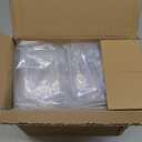 Colovis Mini Dessert Cups, 200 CT 2oz Clear Plastic Parfait Appetizer Cups with Spoons Mini Square Dessert Bowls for Serving, Tasting (200)