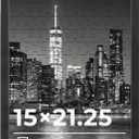 15x21.25 Picture Frame Black（1 Pack）, 15 x 21.25 Picture Frame for Wall Decoration, Classic Black Minimalist Style Suitable for Decorating Houses, Offices, Hotels