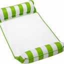 Aqua 4-in-1 Monterey Hammock Pool Float & Water Hammocks, 1-2-3-4 Multipacks  Multiple Colors/Styles  for Adults and Kids Floating (Lime Green - Hammock)