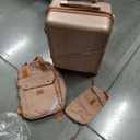 Carry On Luggage 22x14x9 Airline Approved, 20 Inch Carry on Suitcases with Wheels, ABS Lightweight Carry-on Luggage, Travel Suitcase Set with Wheels and TSA Lock