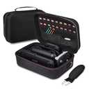 CoBak All-in-One Carrying Case for Nintendo Switch 2 (2025), with 18 Game Card Slots, Pro Controller Holder, Dock & Adapter Storage, Accessory Compartment, Portable Travel Bag, Black