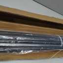 Iron Stair Balusters 5/8" Round Hollow Metal Wrought Iron Spindles for Indoor Staircase & Deck Railing 44" Long Plain Railing Pickets, Satin Black Powder Coated (15 Pack, 44")