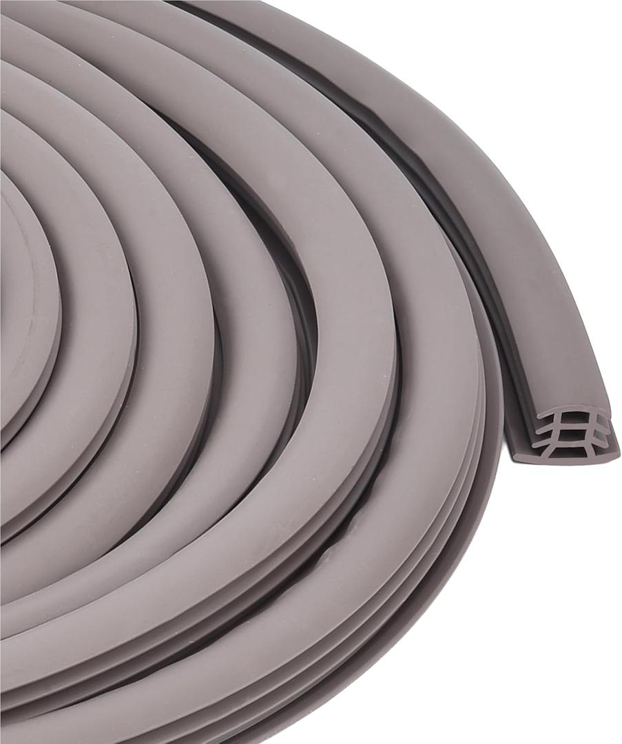 Flexible EPDM Rubber Strip (100 ft Long x 3/4 inch Wide) - Concrete Crack Repair & Replacement, Weather & Aging Resistant Expansion Joint Filler for Driveways, Sidewalks