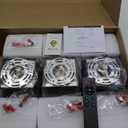 Smart Outdoor Wall Lights 2 Pack, IP65 RGB Wall Lights Up Down Outdoor Lights Color Changing, RGBCW APP Control Exterior Lighting Fixture Compatible with Alexa Google Assistant (Bronze)