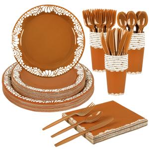 175 Pcs Valentine's Day Paper Plates and Napkins Set, Love Party Tableware set for 25 Guest include Disposable Love Hearts Paper Plates, Napkins, Cups, Knives, Forks & Spoons for Mother's Day Wedding