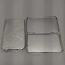 2 Pack Metal Tins 7.0 X 4.2 X 0.6 Inch Small Tin Box with Lids Rectangular Empty Small Home Tin Case for Candies, Soaps, Earrings, Gift, Jewelery, Candy, Matches, Crafts, Pen(Silver)
