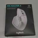 Logitech MX Master 4, Ergonomic Wireless Mouse with Advanced Performance Haptic Feedback, Ultra-Fast Scrolling, USB-C Charging, Bluetooth, Windows, MacOS - Pale Gray