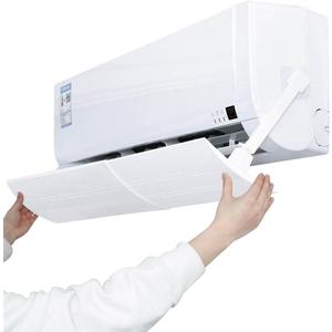 VIOKKO Retractable Air Conditioner Air Deflector, Universal Adjustable Air Conditioning Deflector Air Diverter Cover Telescopic Anti-Wind Baffles Anti Direct Blowing Windshield Wind Guide