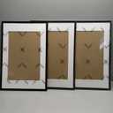 16x24 Picture Frame Set of 3, Display Poster 12x18 with Mat or 16 x 24 Without Mat, Light Weight and High Transparent 16 by 24 Frame for Wall - 3 Pack/Black/16 x24