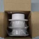 TunaMax (6 Pack) 1/2" IPS Fire Sprinkler Escutcheons 3/4" Adjustment Sprinkler Head Cover Plate Trim Ring White Fire Sprinkler Covers for Ceiling Indoor Inside