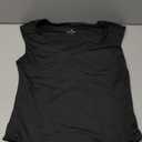 REORIA Butsmooth® Women's Trendy Sexy Casual V Neck Double Lined Sleeveless Slimming Going Out Tank Top Bodysuits, XL