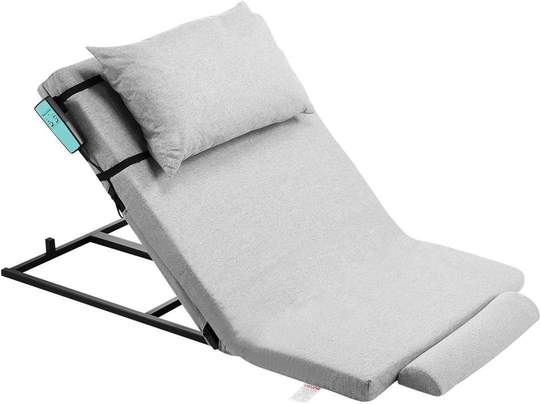 VEVOR Electric Lifting Backrest for Bed, 300 lbs Capacity, 4-68 Adjustable Lifting Bed Backrest with Machine Washable Fabric, for Pregnant Women Elderly Patient Handicap