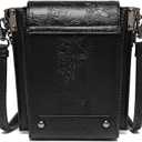 Small Crossbody Bag Shoulder Purse Leather Belt Pouch Travel Phone Holder Punk Medieval Vintage Festival Costume Accessory