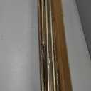 Antique Bronze Bay Window Curtain Rods with Aluminum End Cap Finials and Brackets,Adjustable 32-86 Inch Center Rod for windows (20-82’’), 32-58 Inch Side Rods for windows (20-54’’)