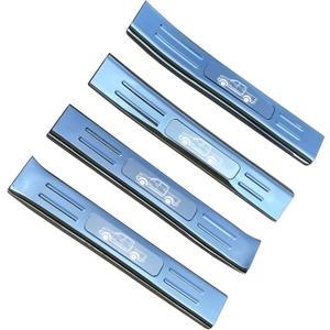Door Sill Guards for 2019-2024 Ram 1500 Crew Cab & Mega Cab ONLY | Not for Quad Cab or Classic | Stainless Steel Entry Guards - 4Pcs
