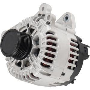 New Alternator for Audi TT 1.8L 2000-2006, for TT Quattro 1.8L 3.2L 2000-2006, for Jetta 1.8L 1.9L 2L 1999-2005, for Beetle Golf 1.8L 1.9L 2.0L 1999-2006 Replaces for ABO0229, 400-24039, AAN5178