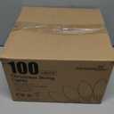 C9 LED Christmas Lights Outdoor, 68 Feet 100 LED Strawberry String Lights with 100 Spring Clamps, Waterproof Commercial Grade Extendable for Outside Roofline Patio Home Xmas Decoration, Pure White